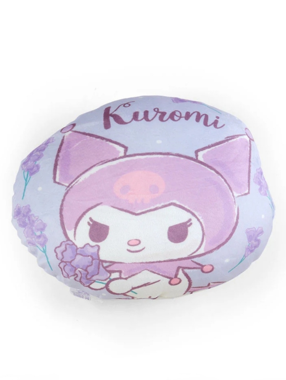 Sanrio Kuromi floral mochi round pillow cushion Purple